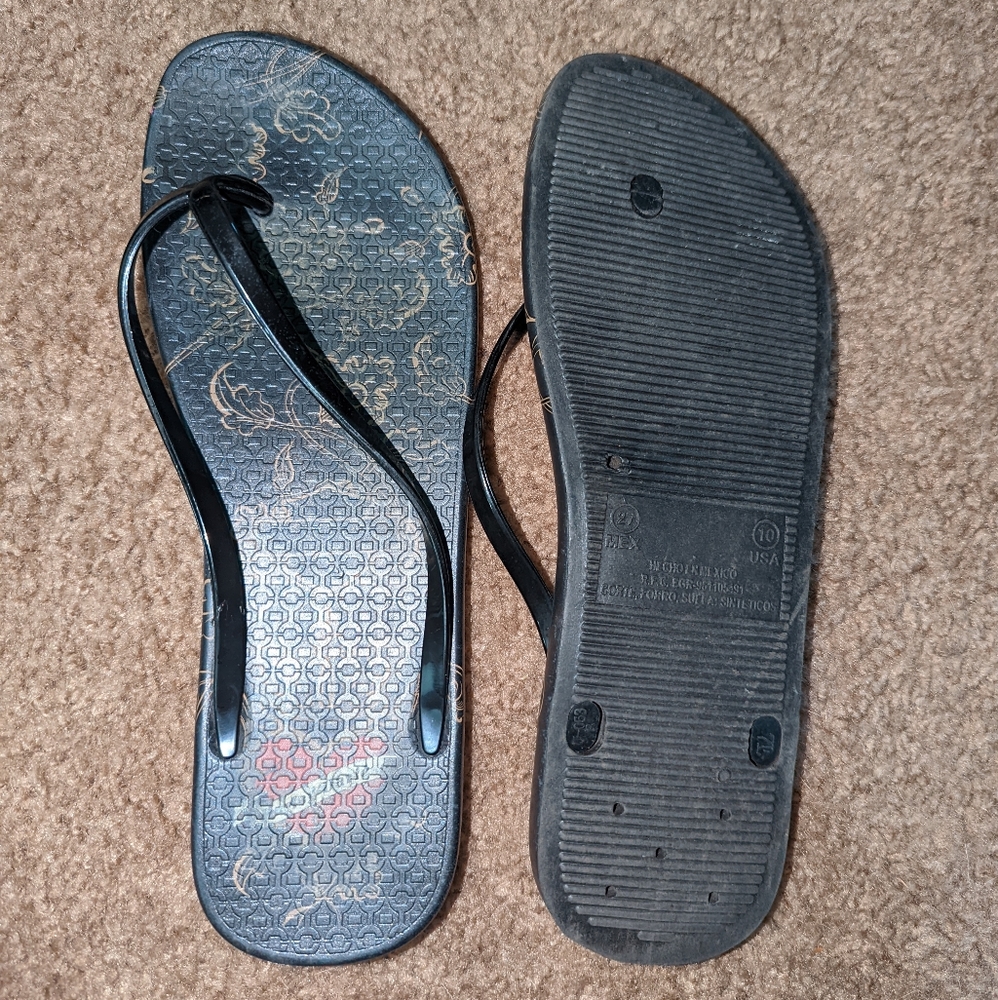 Harley Davidson size 10 flip flops - Picture 2 of 2